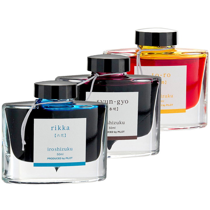 Iroshizuku New Colours 3-set in der Gruppe Stifte / Schreibwaren / Tinten für Füller bei Pen Store (iroshizuku_1)