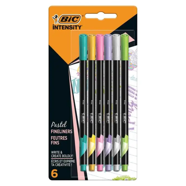 Intensity Fineliner 6er-Set Pastel Colors