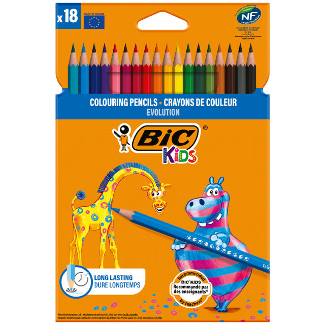 Kids Evolution Buntstifte 18er-Set (ab 5 Jahren)