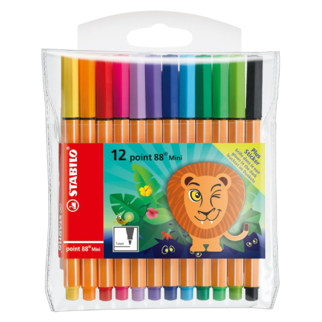 Point 88 Mini Fineliner 12er-Pack