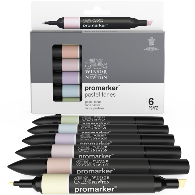 ProMarker 6er-Set Pastel tones