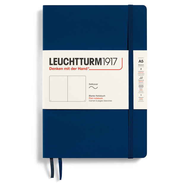 Notebook A5 Soft Cover Blanko Lilac in der Gruppe Papier & Blöcke / Schreiben und Notizen / Notizbücher bei Pen Store (127333)