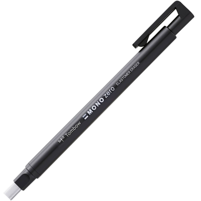 Mono Zero Radierstift Rechteckig Schwarz
