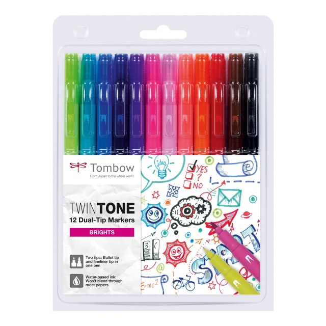 TwinTone Marker Bright 12er-Pack