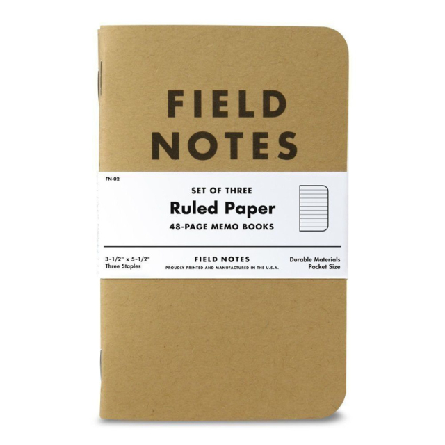 Memo Book Liniert 3er-Pack