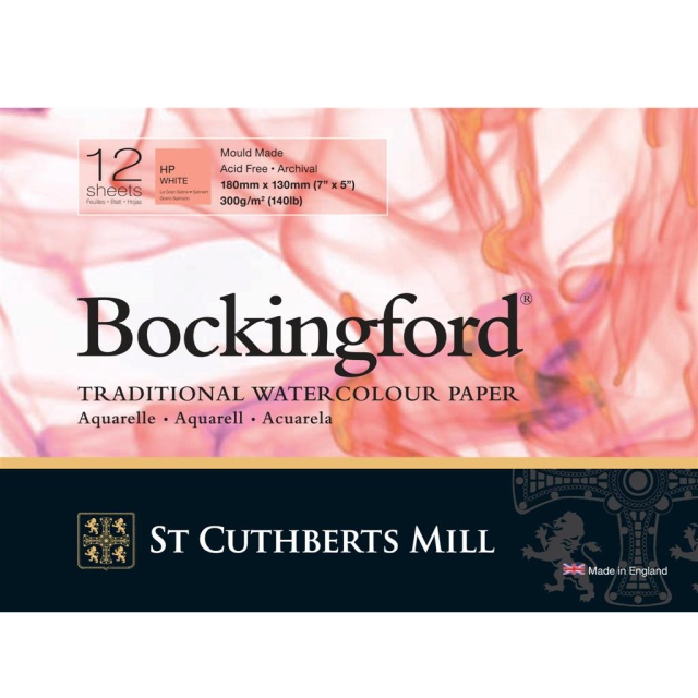 Bockingford Aquarellpapier HP 300g 18x13cm