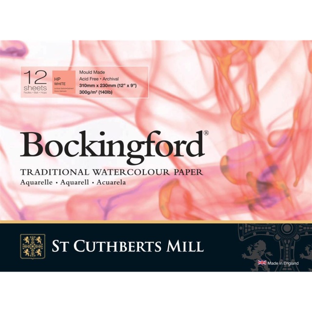 Bockingford Aquarellpapier HP 300g 31x23cm