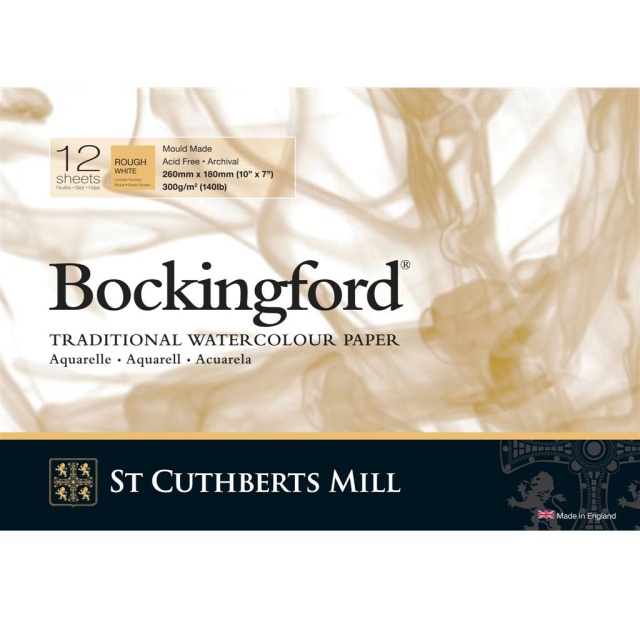 Bockingford Aquarellpapier Rough 300g 26x18cm