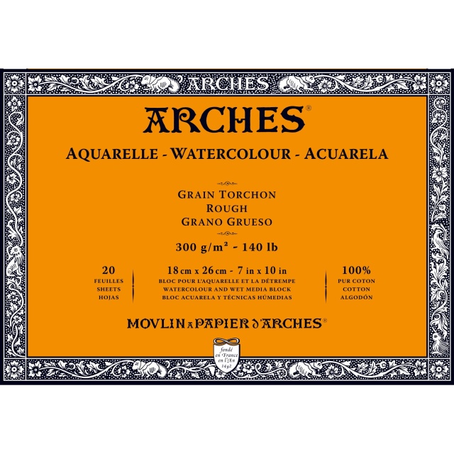 Aquarellblock Rough 300 g 18 × 26 cm