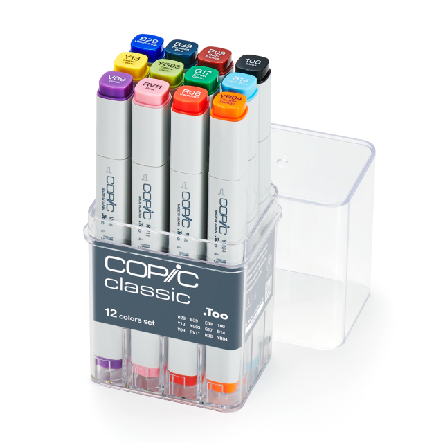 Marker Basis-Set mit 12 Farben