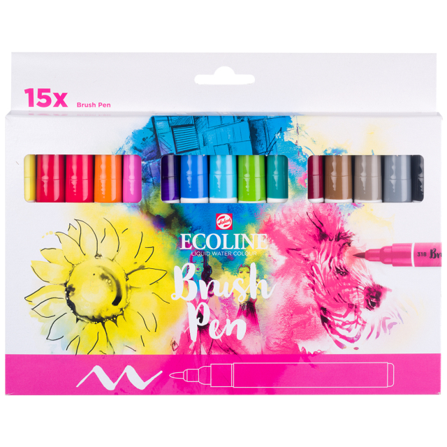 Ecoline Brush Pen 15er-Set