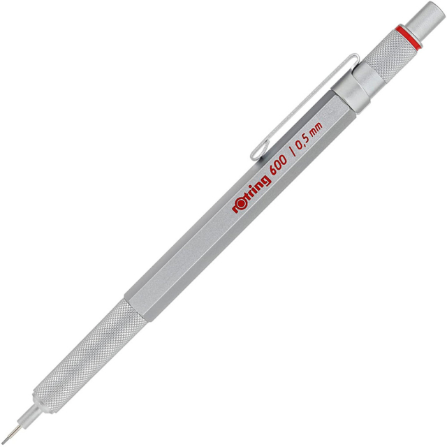 600 Druckbleistift 0,5 Silver