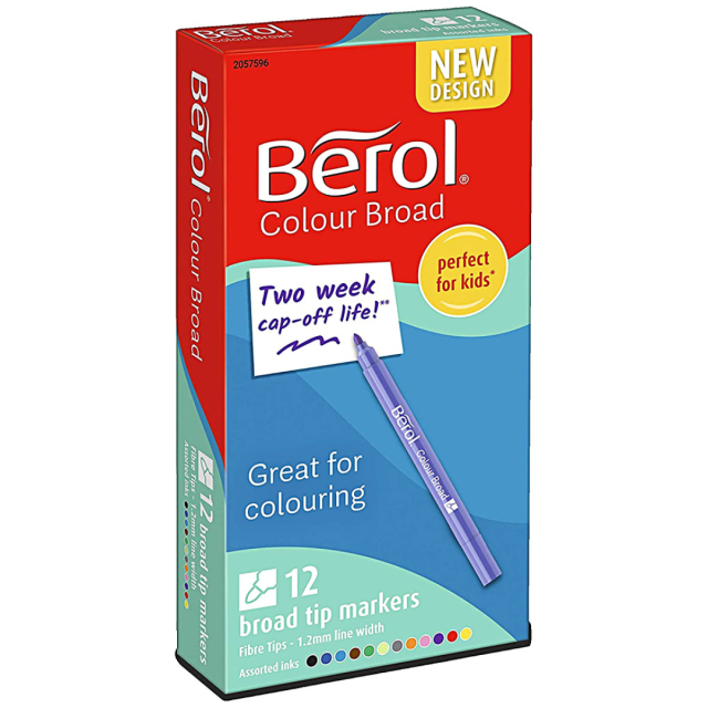 Colour Broad Tip 12er-Pack (ab 3 Jahren)