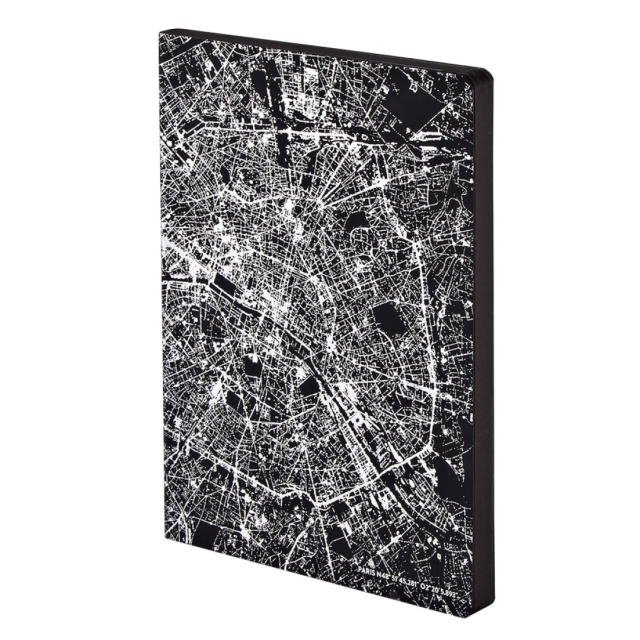 Notebook Graphic Traveller – Nightflight Paris Silver