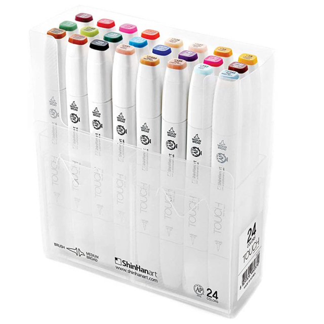 Touch Twin Brush Marker, 24er-Set