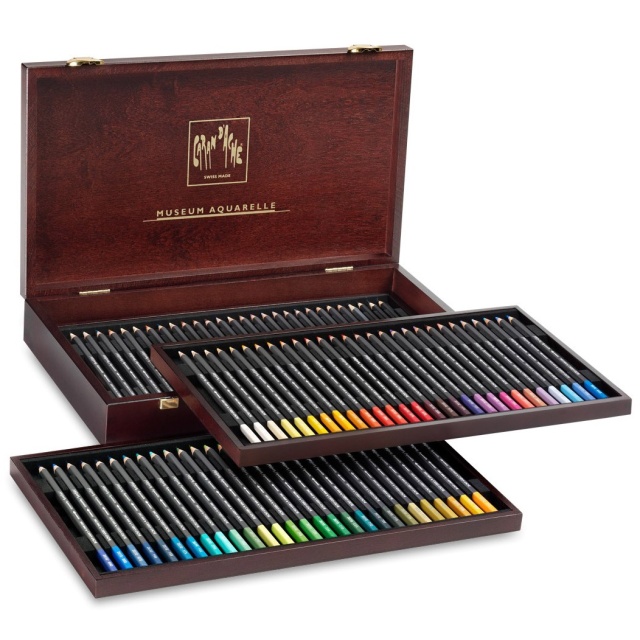 Museum Aquarelle 76er-Set Holzkoffer