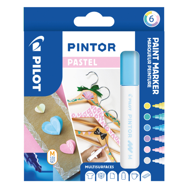 Pintor Medium 6er-Etui Pastell