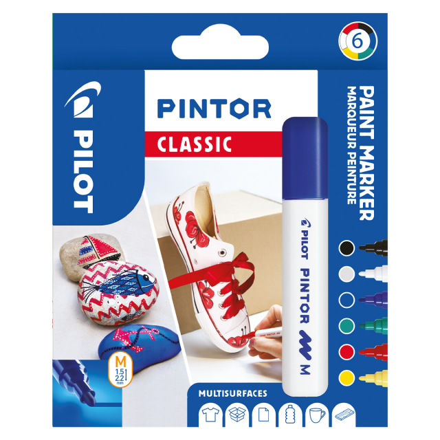 Pintor Medium 6er-Etui Classic