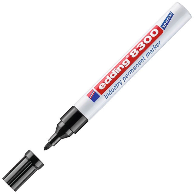 8300 Industry Permanent Marker Black in der Gruppe Stifte / Etikettierung und Büro / Markierstifte bei Pen Store (110325)