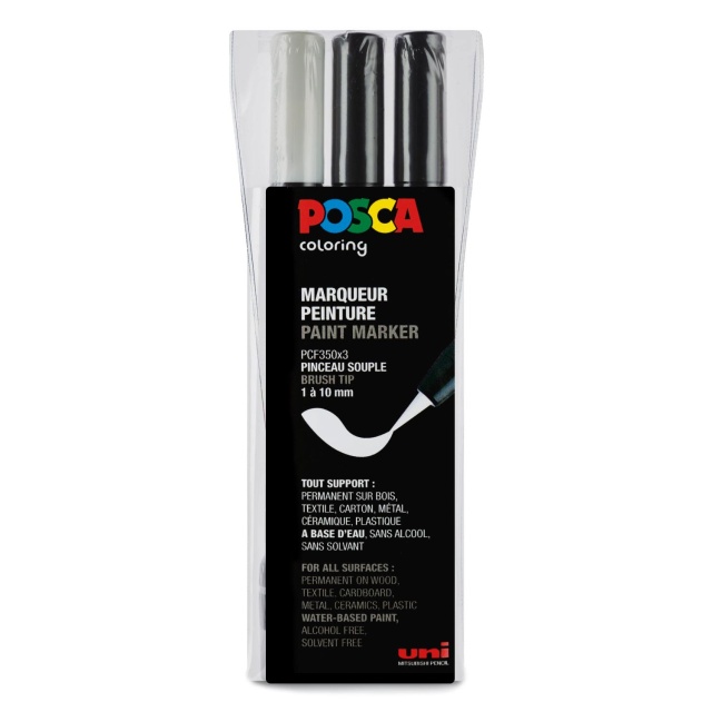 Posca Brush PCF-350 3er-Set