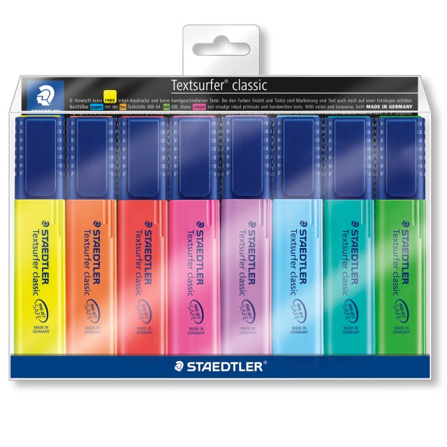8er-Pack Textsurfer Classic Textmarker
