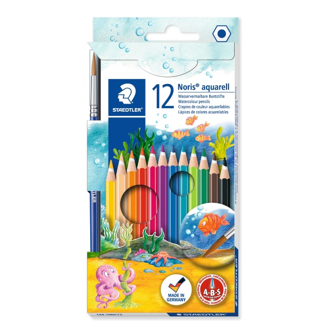 Noris Club Aquarell 12er-Set (ab 3 Jahren)