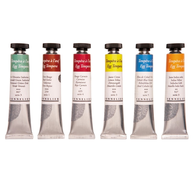 Egg Tempera 21 ml (Price Group 4) Madder lake deep - S4 689 in der Gruppe Künstlerbedarf / Malmittel und Firnisse / Öl Malmittel bei Pen Store (111402)