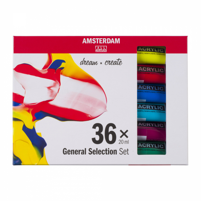 Amsterdam Acrylfarbe Standard-Set 36 x 20 ml