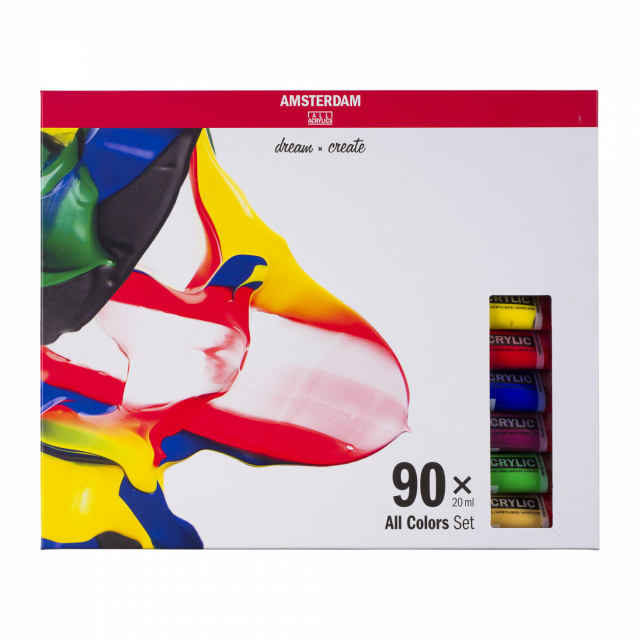 Amsterdam Acrylfarbe Standard-Set 90 x 20 ml