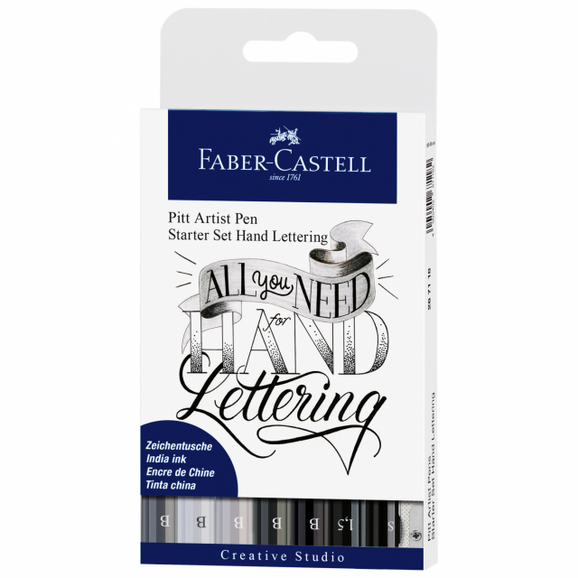 PITT Artist Hand Lettering Starter Set 8er-Etui