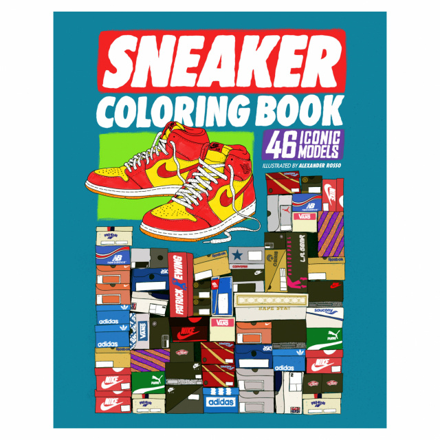 Sneaker Coloring Book