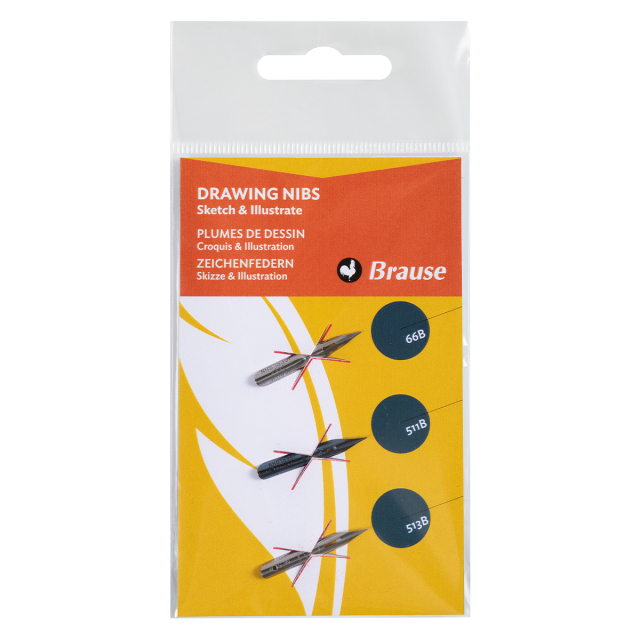 Feder Drawing 3er-Pack