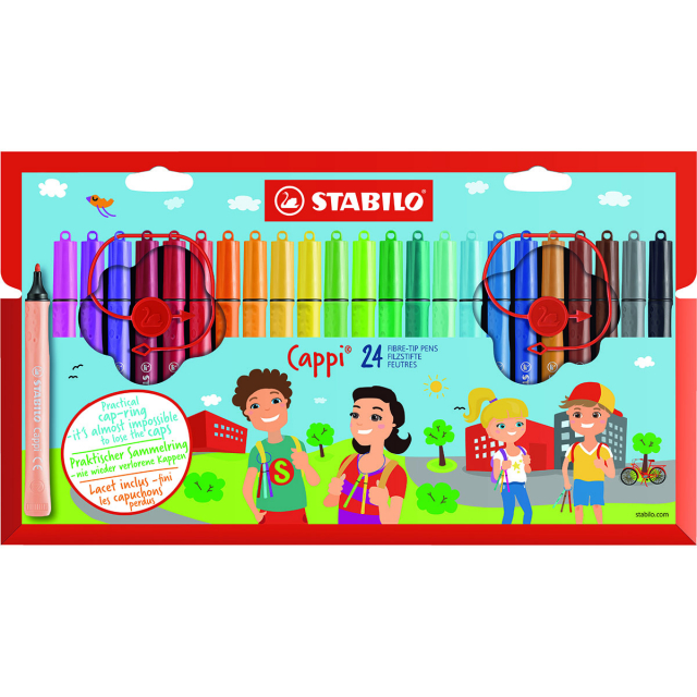 Cappi Filzstifte, 24er-Pack (ab 6 Jahren)