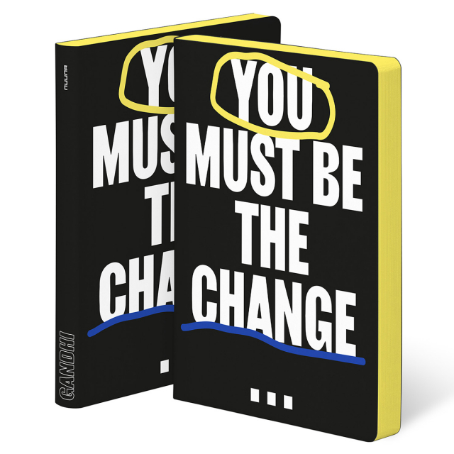 Notebook Graphic L – You Must Be The Change