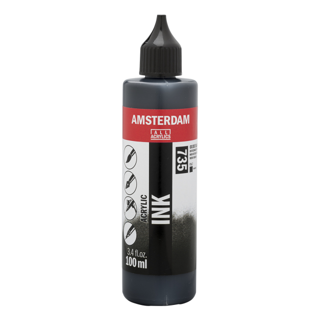 Acryltinte 100 ml Oxide Black