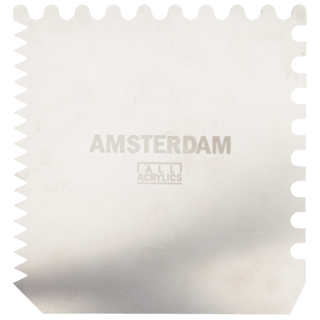 Amsterdam Metallschaber 15X15 cm
