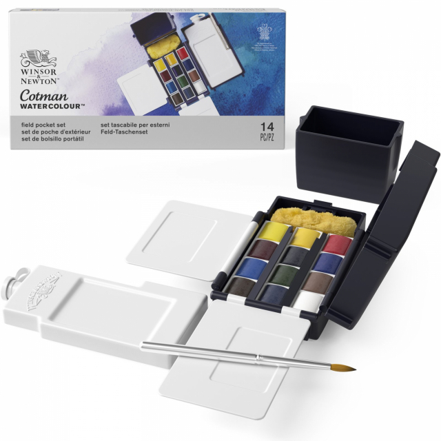 Cotman Aquarellfarben-Set Field Pocket