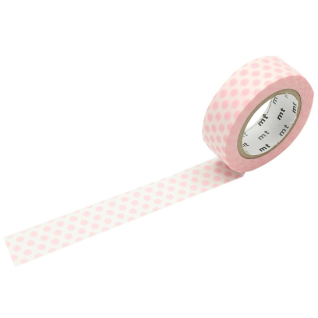 Washi-Tape Dot Strawberry Milk