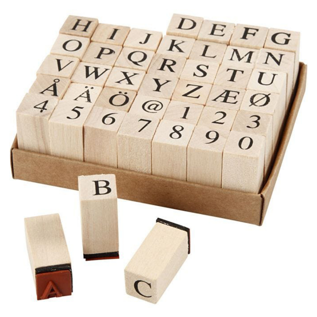 Stempel-Set Buchstaben & Ziffern