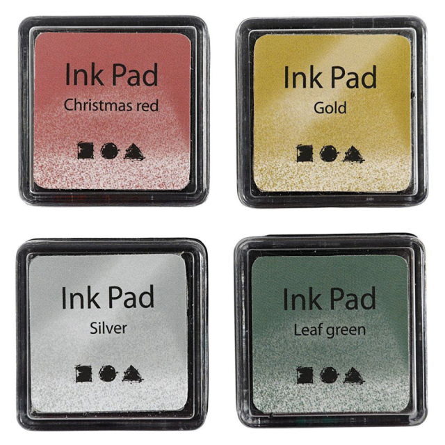 Stempelkissen 4er-Pack Metallic
