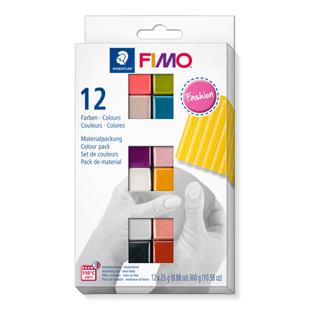 FIMO Soft Modelling Clay 12 x 25 g Fashion colours
