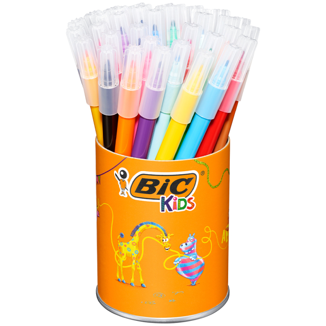 Kids Visa Plastic Pot Filzstifte 36er-Set