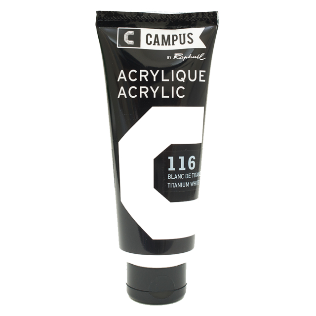Campus Acrylfarbe 100 ml 116 Titanium white