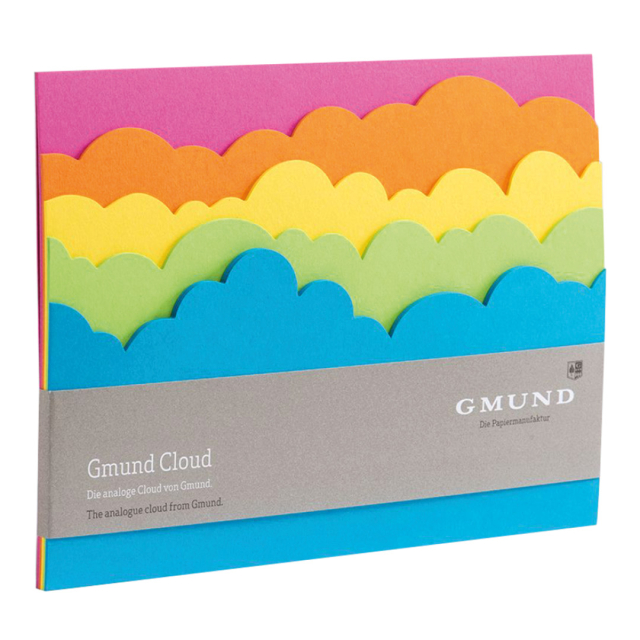 Cloud Pad Notizblock A5 Regenbogen