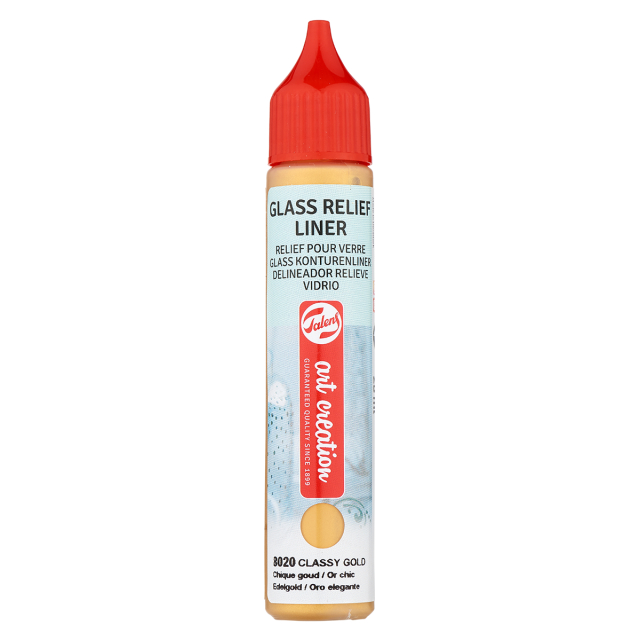 Glass Liner 28 ml Gold