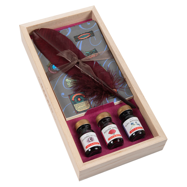 Set Federkiel und Tinte