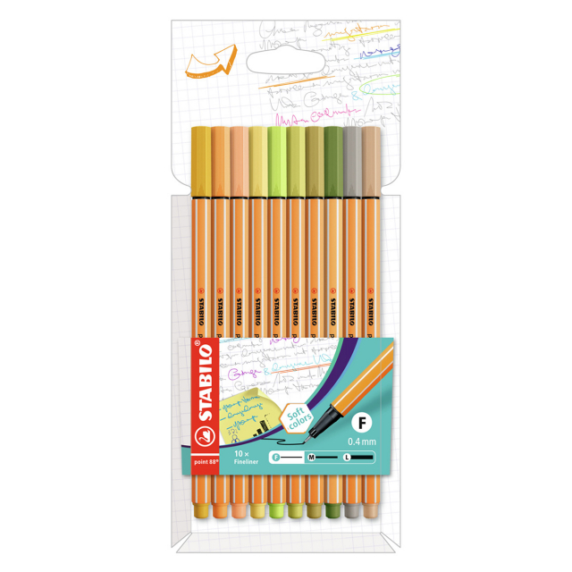 Point 88 Fineliner 10er-Pack Trend