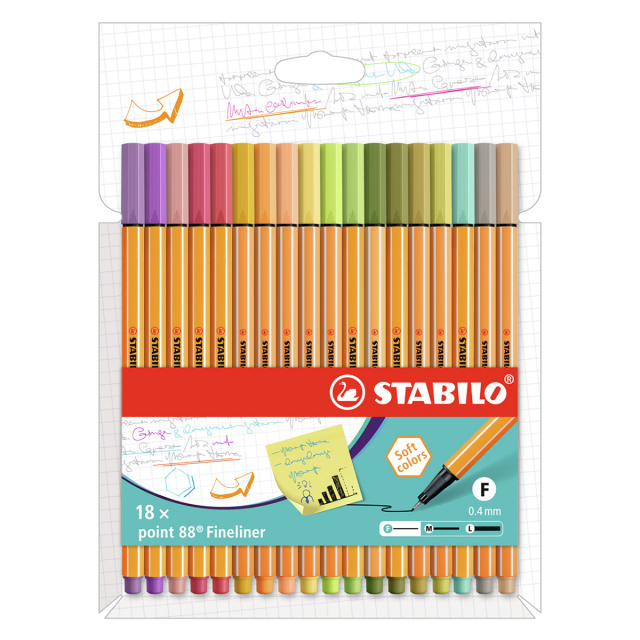 Point 88 Fineliner 18er-Pack Trend
