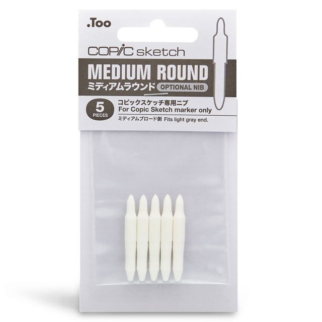 Sketch Spitzen Medium Runden 5er-pack