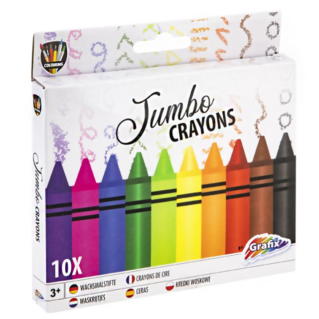 Jumbo Buntstifte Künstler 10 stk